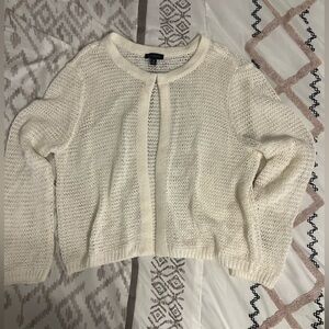 Talbots Knit Open Jacket Cardigan | M